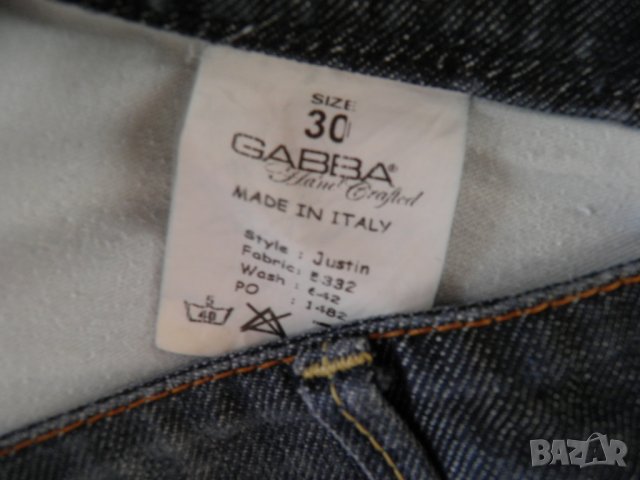 GABBA Jeans  оригинални мъжки дънки W30, снимка 14 - Дънки - 27901987