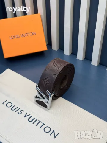Louis Vuitton колани естествена кожа , снимка 5 - Колани - 49549775