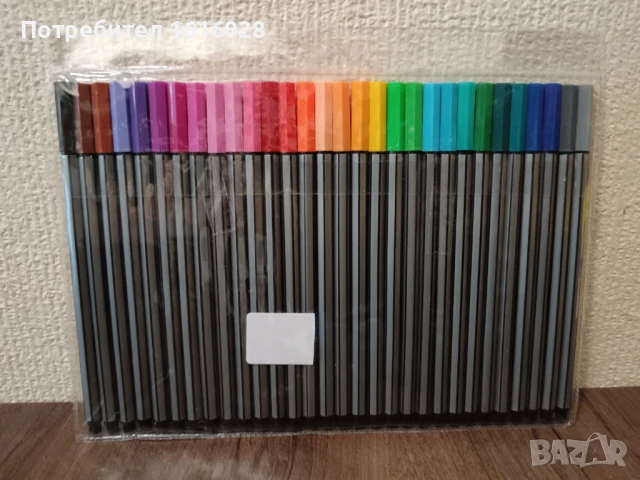 Комплект от 30 бр.цветни тънкописци., снимка 4 - Ученически пособия, канцеларски материали - 51264743