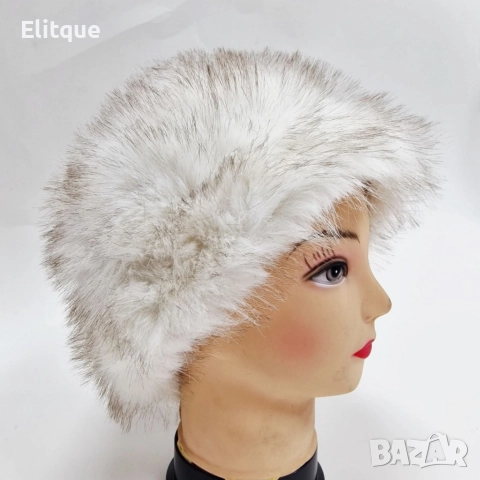 Дамска шапка с дълъг пухкав косъм – топлина и класа през зимата