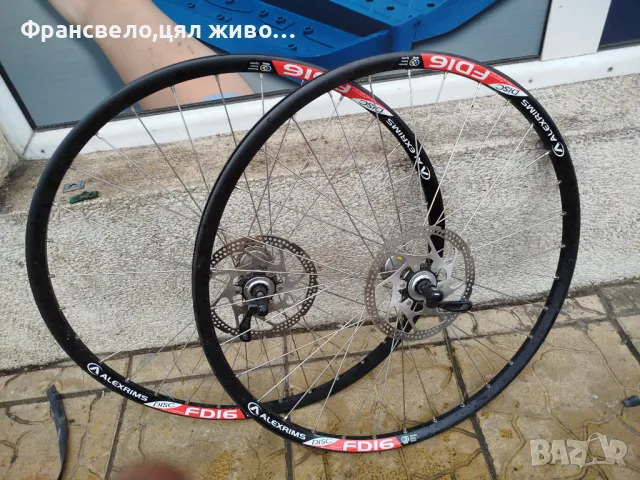 26 цола капли за велосипед колело Shimano deore lx, Alex rims,с дискове 160 център лоок , снимка 1