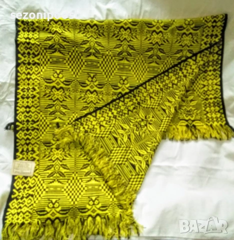 🍀Малка тъкана кувертюра от старото време, чисто нова с етикет!🍀, снимка 2 - Други - 53343405