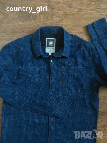 G-Star Raw - Mens Tacoma Long Sleeve Shirt - страхотна мъжка риза, снимка 4 - Ризи - 28801268