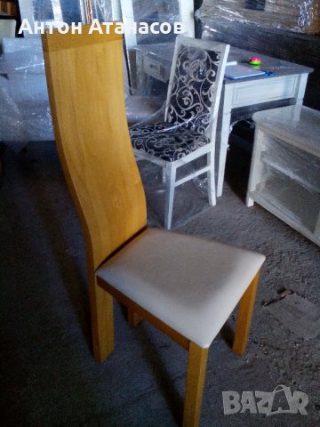 Стол с висока дървена облегалка в Столове в гр. Варна - ID27213835 —  Bazar.bg