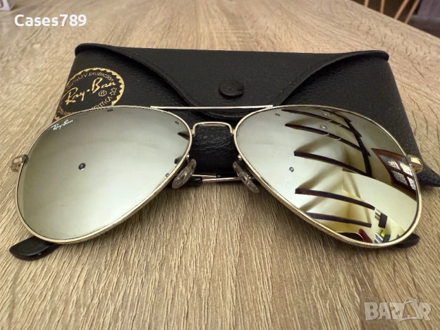 Унисекс слънчеви очила RayBan Aviator, огледални