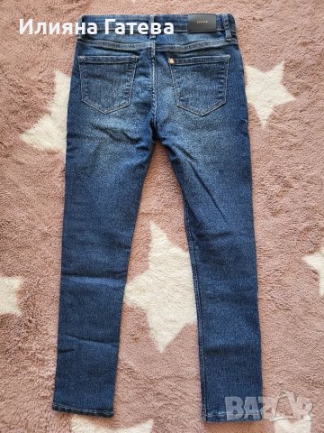 Дънки за момиче 7-8г обувани броени пъти , снимка 4 - Детски панталони и дънки - 47587557