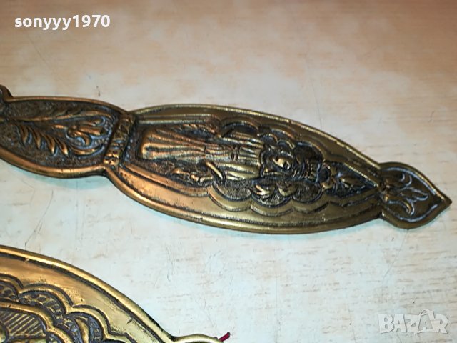 МЕД/МЕСИНГ-ЛЪЖИЦА И ВИЛИЦА ЗА КОЛЕКЦИЯ 0407221916, снимка 10 - Антикварни и старинни предмети - 37286806