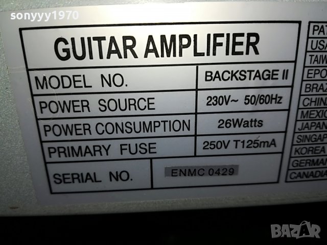 PEAVEY GUITAR AMPLIFIER-ВНОС GERMANY 1302231922, снимка 17 - Ресийвъри, усилватели, смесителни пултове - 39663683