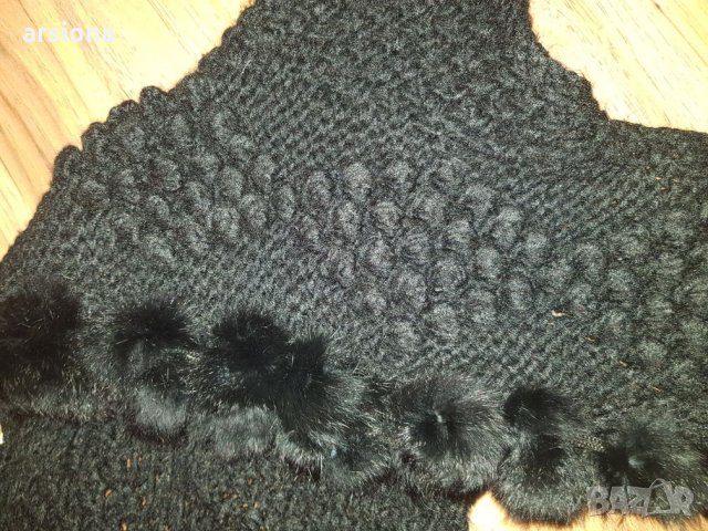 Жилетка болеро естествен косъм, снимка 4 - Жилетки - 27530381