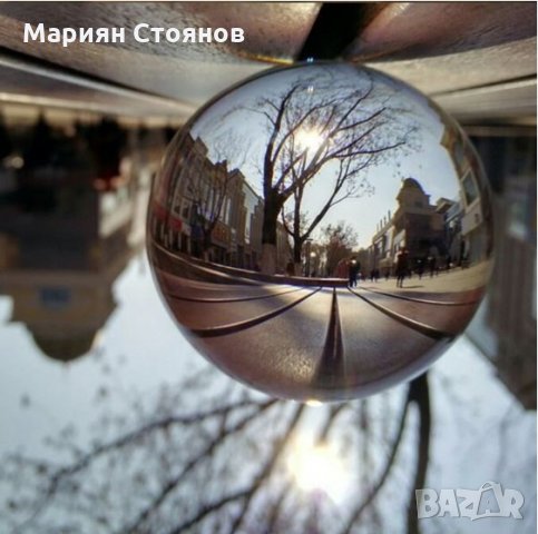 Кристална топка за фотография стъклена сфера за снимки декорация, снимка 2 - Фотоапарати - 27143136