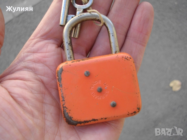 СТАР КАТИНАР КАТИНАРЧЕ ABUS GERMANY , снимка 3 - Антикварни и старинни предмети - 51523877