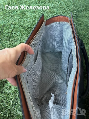 JUSTEAB-дамска чанта от естествена кожа, снимка 3 - Чанти - 51300088