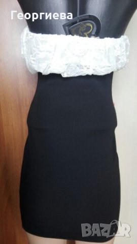 Черна рокля с красива дантела ПРОМОЦИЯ 👗🍀XS,S (34 - 36) 🍀👗 код 005, снимка 13 - Рокли - 26529313
