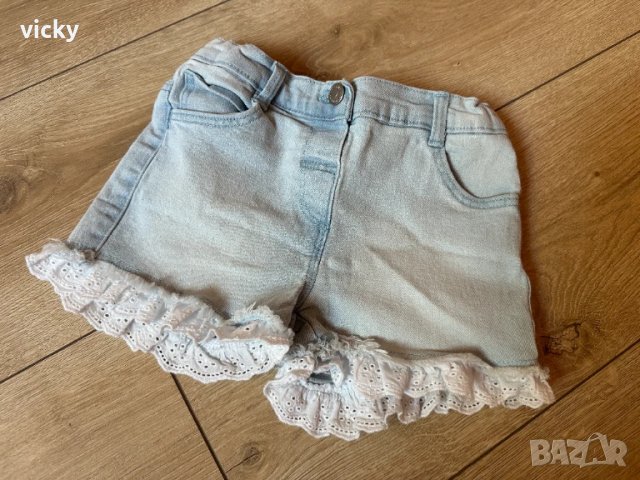 Дънков детски комплект с бродирани сърчица ZARA, размер 104 + ПОДАРЪК, снимка 7 - Детски комплекти - 51378081