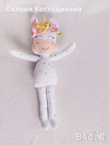 Кукла Еднотог ръчна изработка , снимка 2 - Кукли - 40687253