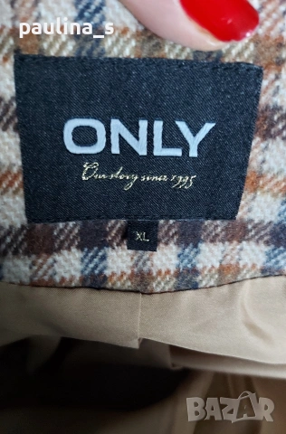 Два броя / Марково палто "Н&М" и "Only", с високо съдържание на вълна и кашмир , снимка 16 - Палта, манта - 16237973