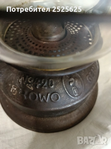 Старинен германски газен фенер , снимка 6 - Антикварни и старинни предмети - 53219807