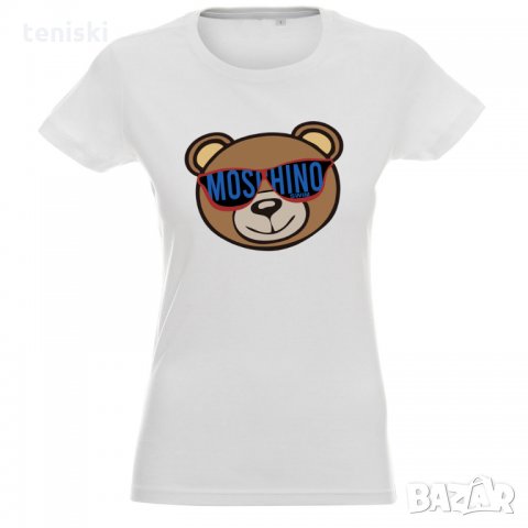  Тениска Moschino Bear принт Нови модели и цветове, снимка 11 - Тениски - 33613386