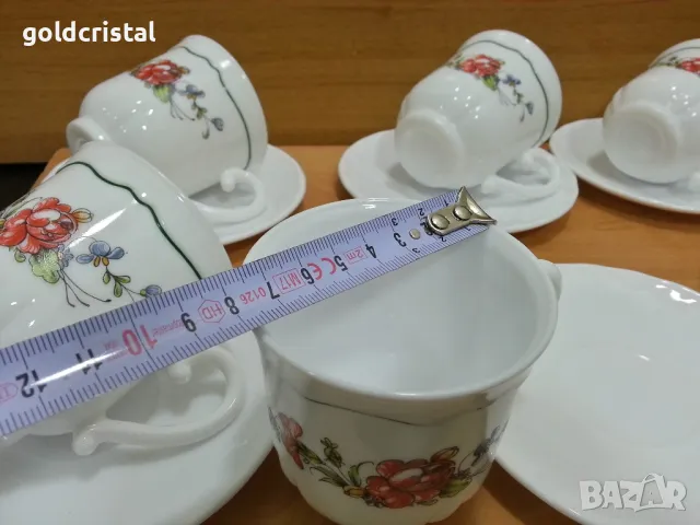 френски аркопал чаши за чай кафе , снимка 5 - Антикварни и старинни предмети - 49329607