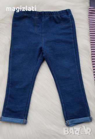 Клинчета 9-12 месеца, снимка 5 - Панталони и долнища за бебе - 32306475