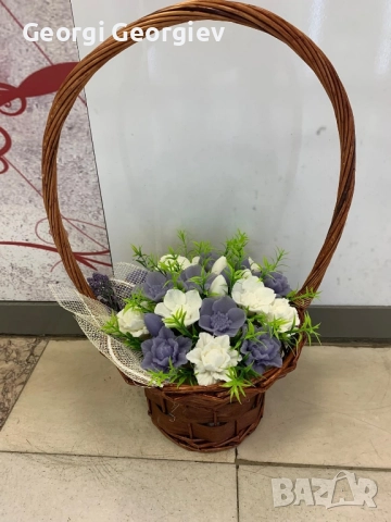 цветя изработени с глицеринов ароматен сапун , снимка 4 - Други - 51962008