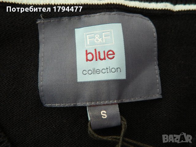 60 % Намаление на F & F нов тъмно син тънък пуловер 100% памук , снимка 6 - Пуловери - 28430597