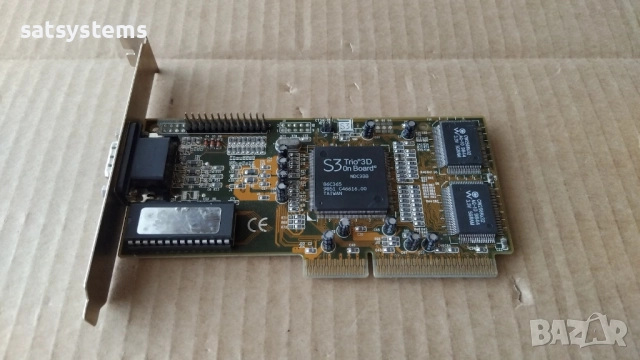 Видео карта S3 Super Trio3D CT3A-15A REV:1.5 4MB AGP, снимка 5 - Видеокарти - 30949626