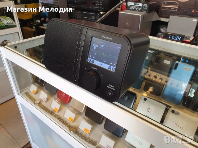 Радио Albrecht DR333 DAB+ Със сензорен екран. В отлично техническо и визуално състояние., снимка 3 - Радиокасетофони, транзистори - 52414845
