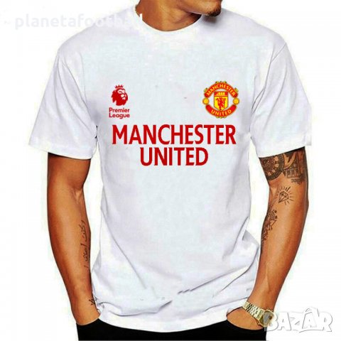 Мъжка Фен Tениска на Манчестър Юнайтед Висша Лига!Футболна тениска на Mancheter Und с име и номер!