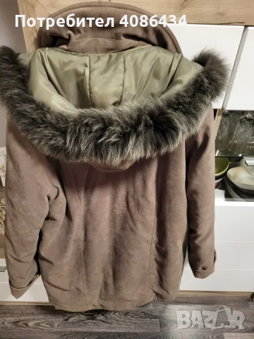 Ново зимно дамско палто (тип канадка), снимка 3 - Якета - 53306487