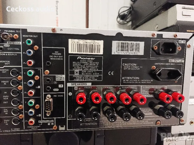 Ресивър PIONEER VSX-2014i с дистанционно , снимка 10 - Ресийвъри, усилватели, смесителни пултове - 49126181