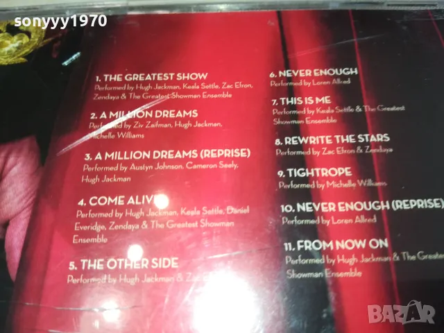 THE GREATEST SHOWMAN CD 2602251755, снимка 11 - CD дискове - 49289682