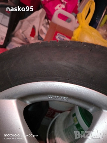 Летни гуми205/55/16 + лети Джанти 16 ки за Тойота 5×114.3 - 16 ки, снимка 6 - Части - 52958272