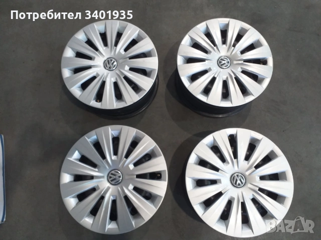 Джанти 15" Vw 5х100, снимка 11 - Гуми и джанти - 53434577