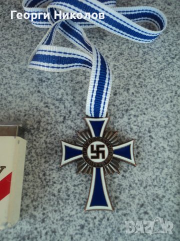 немски бронзов кръст на майката, снимка 4 - Антикварни и старинни предмети - 51395698