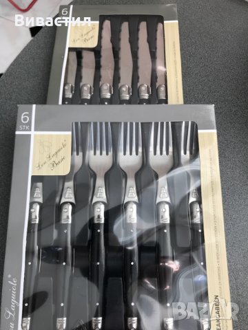 Ножове и вилици Lou Laguiole Basic  Комплект 6 бр , снимка 8 - Прибори за хранене, готвене и сервиране - 35152527