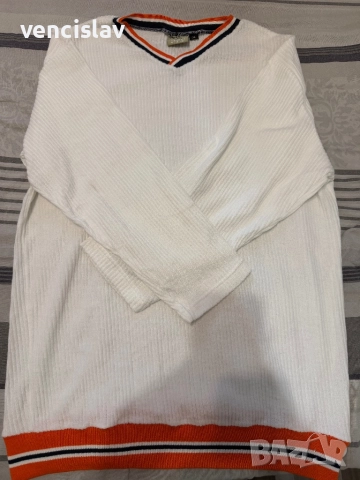 Pepe Jeans бял пуловер