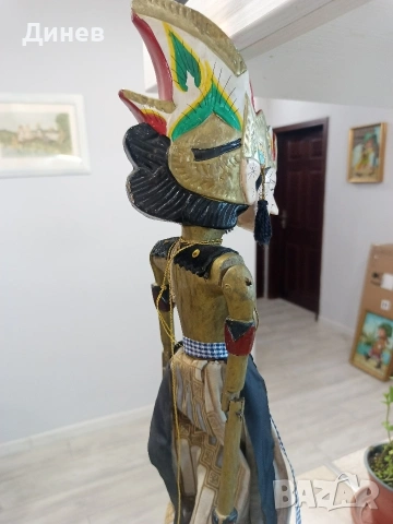 автентична колекционерска кукла wayang golek от остров ява, снимка 15 - Колекции - 53604963
