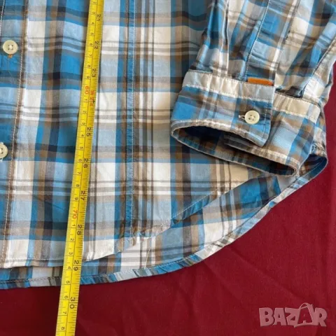 Мъжка риза Hugo Boss Orange размер М, снимка 4 - Ризи - 47690197