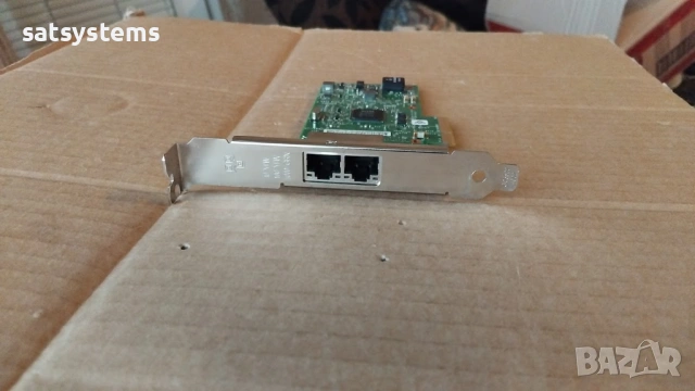 Dell 0V5XVT Intel i350-T2 Gigabit Dual Port PCI-E Server Adapter Card, снимка 2 - Мрежови адаптери - 53090875