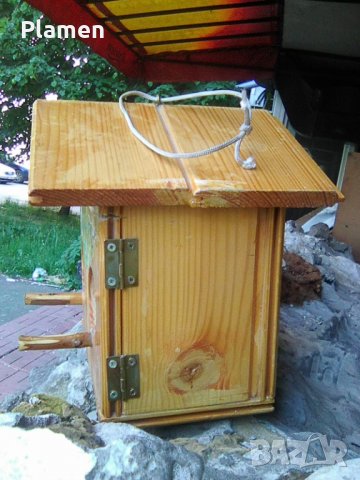 Къщичка за врабчета хранилка за птици, снимка 4 - Антикварни и старинни предмети - 36783131