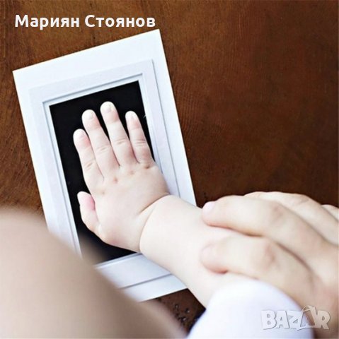 Отпечатък за бебе новородено мастилен за крак ръка бебешки, снимка 4 - Други - 27460494