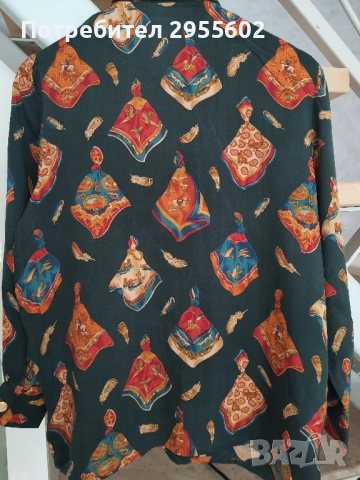 Френска дамска риза хермес стил F 42, снимка 5 - Тениски - 52085913