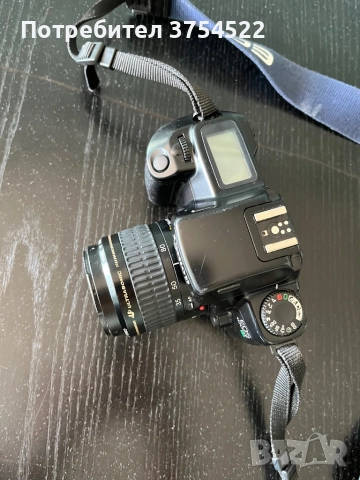 Canon EOS 1000F N 35mm SLR Film Camera W/ Canon 35-80mm Lens & Case Фотоапарат, снимка 4 - Фотоапарати - 51533892