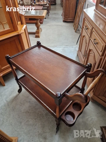 Масивна Количка за Сервиране-внос от ГЕРМАНИЯ!, снимка 3 - Други - 50655909