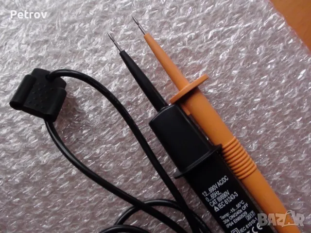 WEIDMÜLLER VT - ЧИСТО НОВ Profi Тестер, Уред за мерене на напрежение 12 - 690 V AC/DC и поляритет !!, снимка 5 - Клещи - 48159786