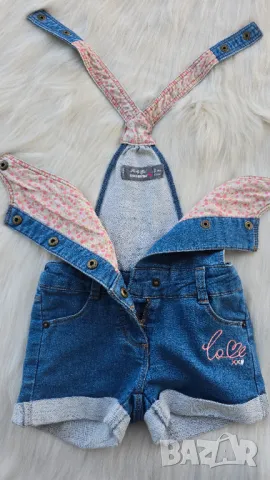 Детски дънков гащеризон 18-24 месеца , снимка 2 - Бебешки гащеризони - 49925963