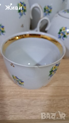 Много красив руски порцеланов сервиз!, снимка 7 - Сервизи - 43188150