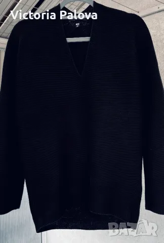 Красива блуза “кокон” UNI QLO японски бранд, снимка 3 - Блузи с дълъг ръкав и пуловери - 48840268