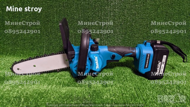 Акумулаторна Резачка Makita 24v 6ah Макита кастрачка с резервоар, снимка 3 - Градинска техника - 39829290